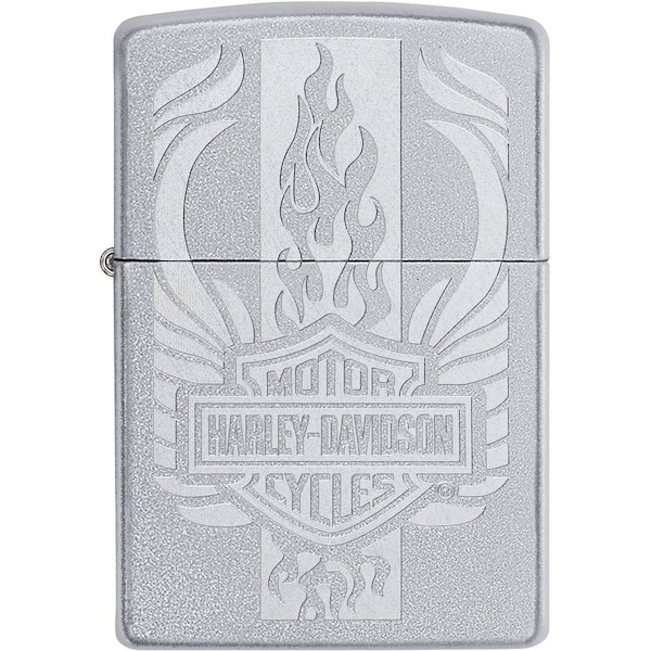 Zippo 2024 Zippo Harley-Davidson Design, Satin Chrome, ZIP-49660 - main